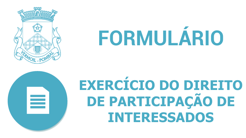 Formulário – exercício do direito de participação de interessados