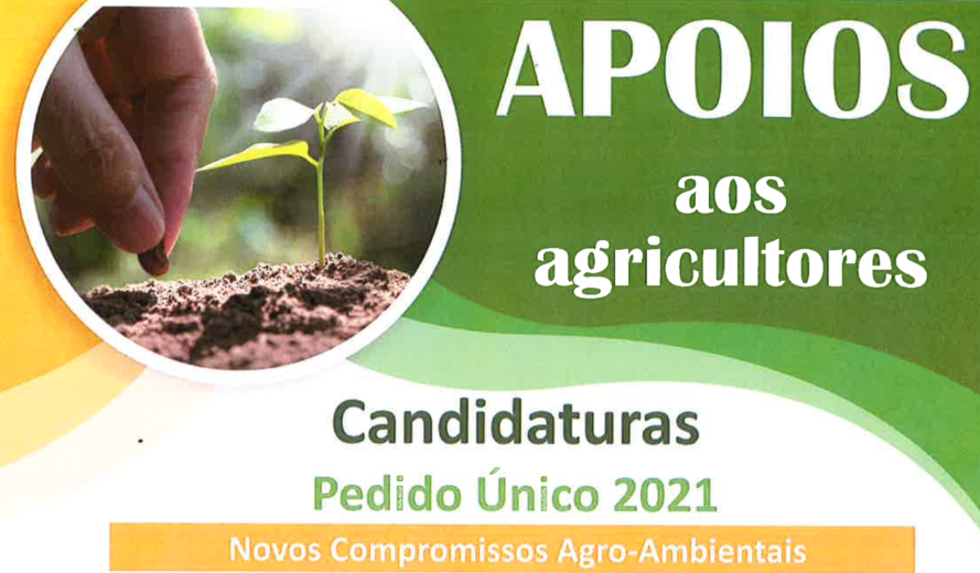 Candidaturas a apoios à agricultura – 2021